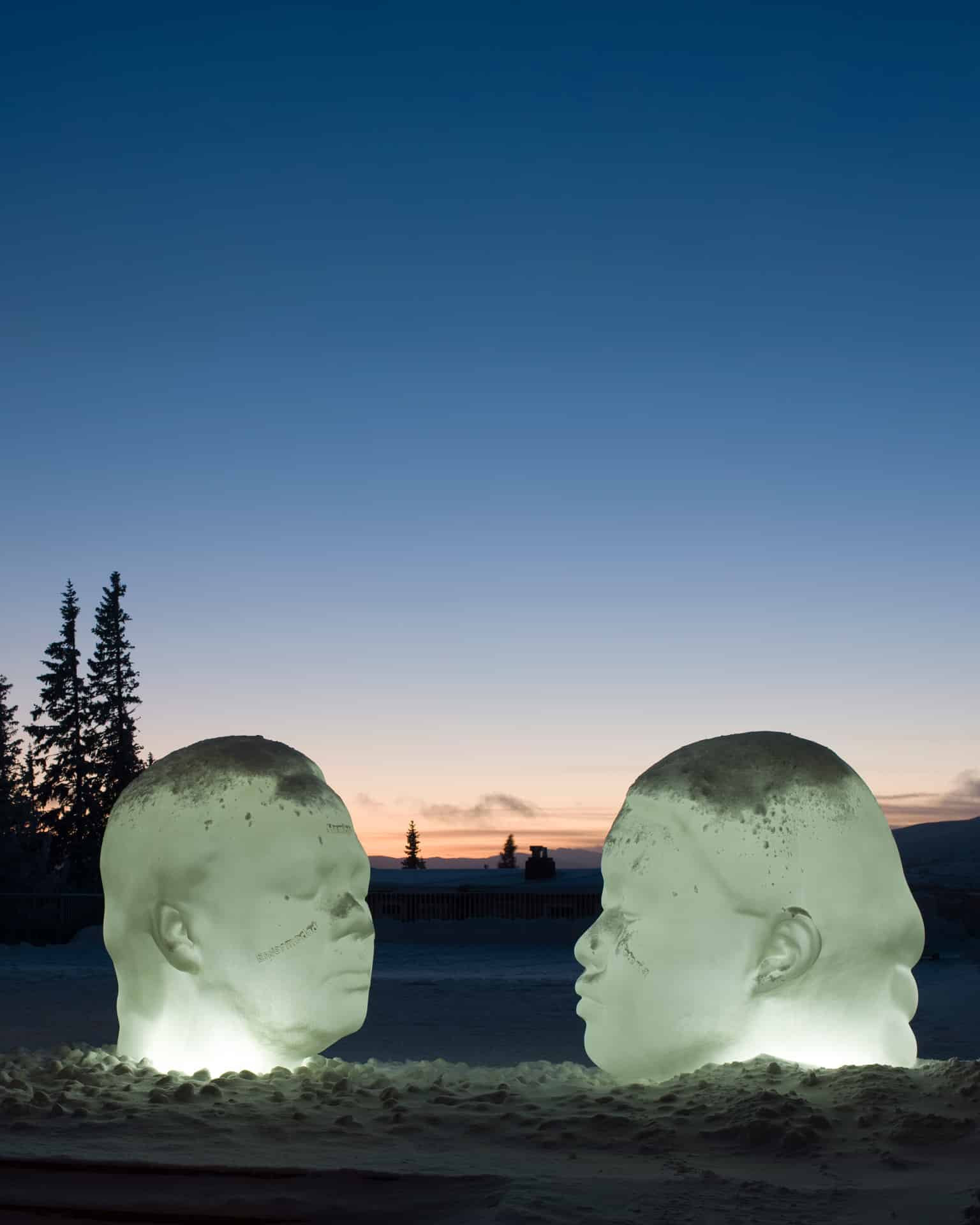 Konst på Copperhill, Jaume Plensa, Irma & Nuria